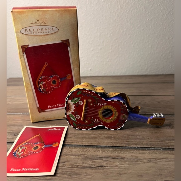 Hallmark Keepsake NEW 2004 “Feliz NAVIDAD Christmas Ornament with Leather strap - Picture 2 of 8